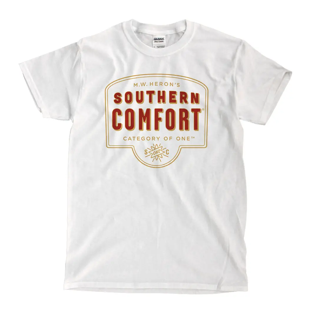 

Southern Comfort Logo White T-Shirt - Ships Fast! High Quality!