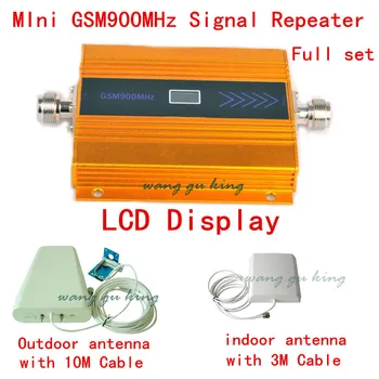 

Full Set 900MHz GSM Repeater Cell Phone Signal Booster GSM signal amplifier , Mobile Phone Signal Repeater amplifie LCD Display