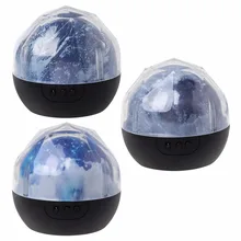 133x127 мм светодиодный светильник звездное небо земля Луна вращающийся проектор Волшебная красочная Ночная лампа разноцветный