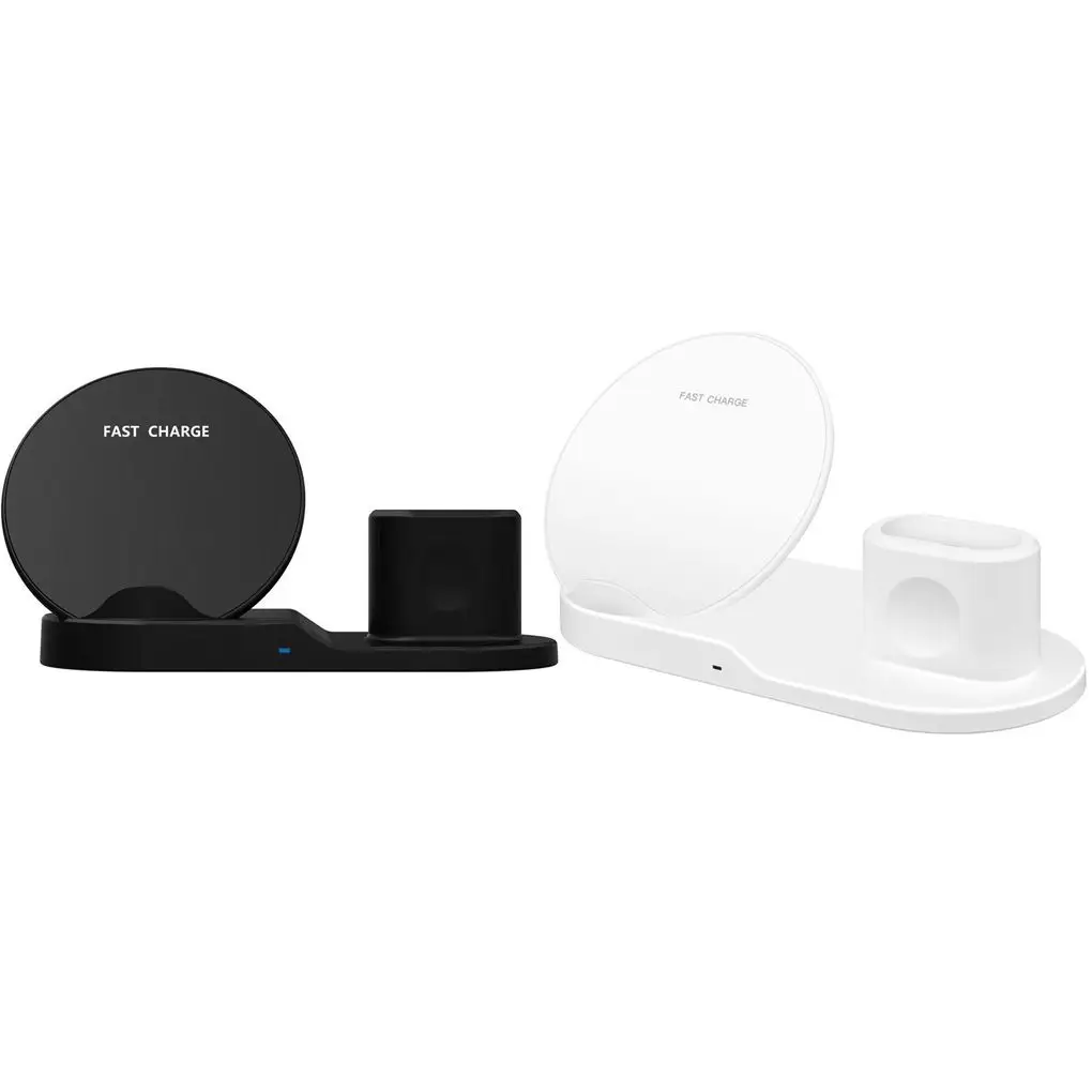 

HOT SALE N30 3 in 1 Phone Watch Earphone Fast Wireless Charger 9V Qi Wireless Charging Bracket Stand