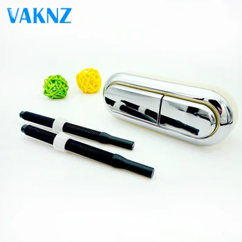 

2Pcs 100x38mm Square Toilet flush dual push buttons,water tank ceramic cover Double button