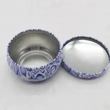 Пищевой Круглый винт жестяная коробка с крышкой