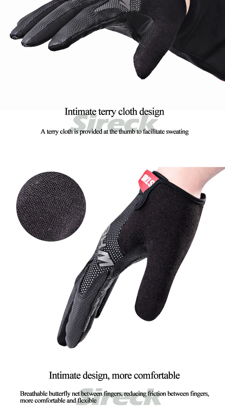 Велосипедные перчатки на полный палец, мужские перчатки «MTB», дышащие, противоскользящие, спортивные, велосипедные перчатки Guantes Ciclismo