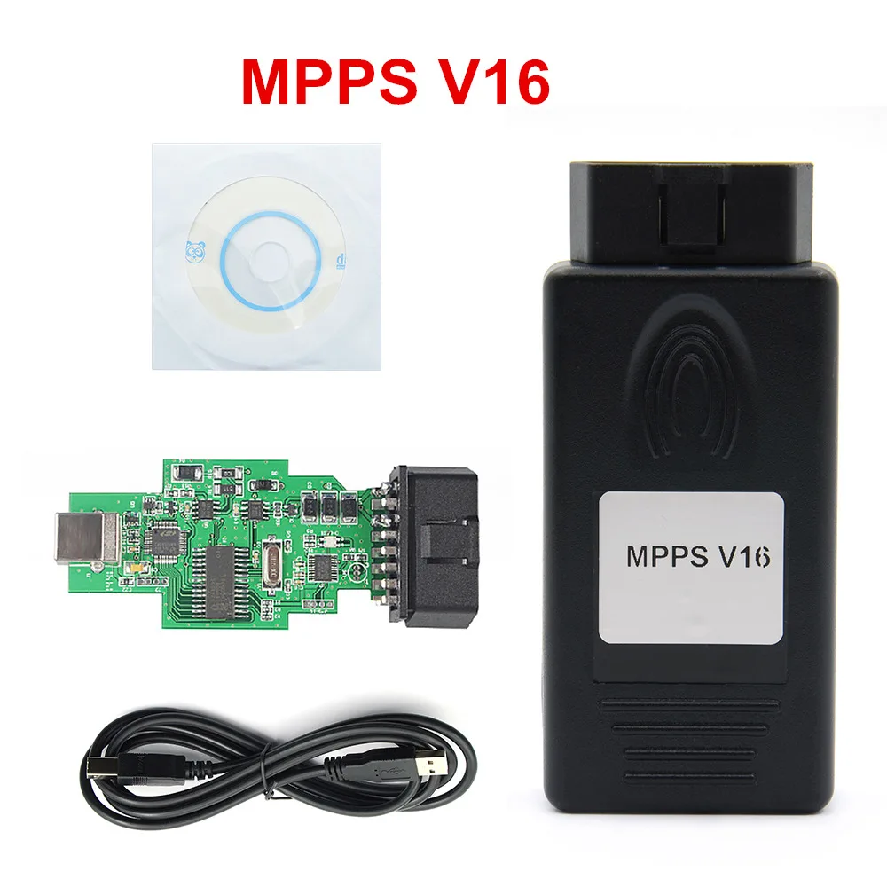 Горячая MPPS V16 ECU чип тюнинг для EDC15 EDC16 EDC17 Inkl CHECKSUM новейшая версия MPPS 16 - Цвет: MPPS V16