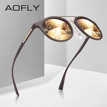 AOFLY, фирменный дизайн, Классические поляризованные солнцезащитные очки для женщин, Ретро стиль, TR90, оправа, солнцезащитные очки для вождения, мужские, UV400, AF8094