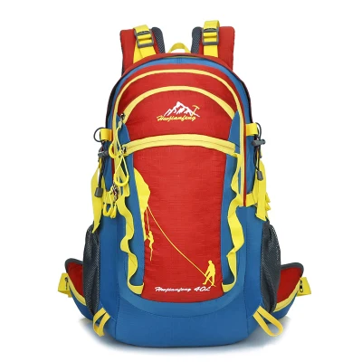 Велосипедный рюкзак, рюкзак для путешествий, походный рюкзак для походов, дорожный рюкзак для верховой езды, походная сумка для мужчин и женщин 30л - Цвет: Red 30L
