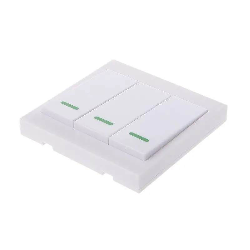 Wall Panel Wireless Remote Transmitter 433MHz RF 1 2 3 Button Remote Control Switch Sticky Smart Wall Panel Transmitter