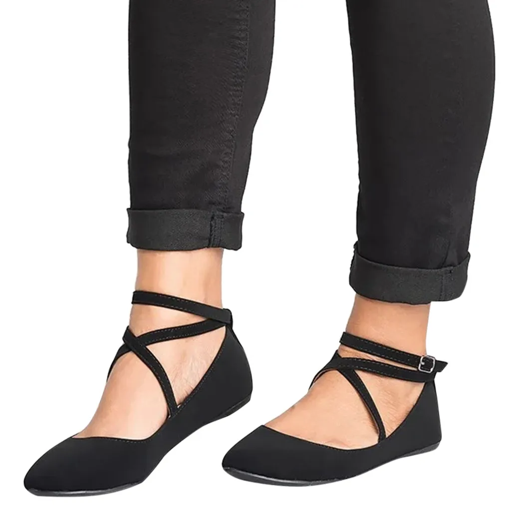 

Fashion Gladiator flats Women Summer Shoes Female Flat flats Rome Style Cross Tied flats Shoes 35-43