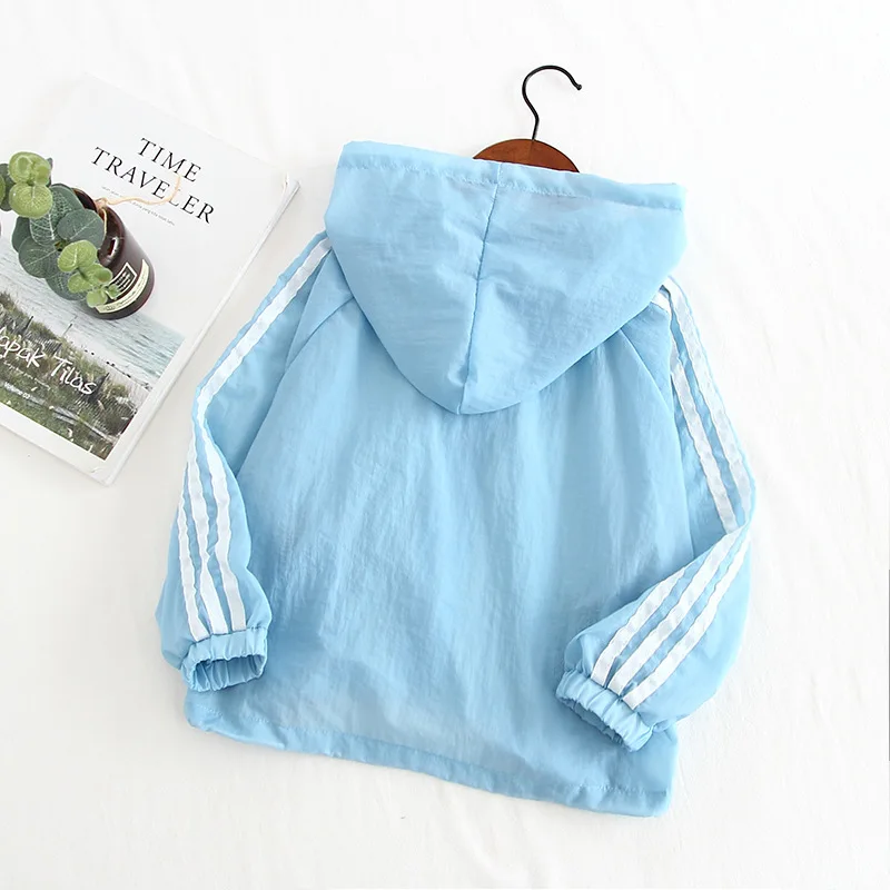 

2019 New Summer Item Girl And Boy Sun-protector Coat Three Colors