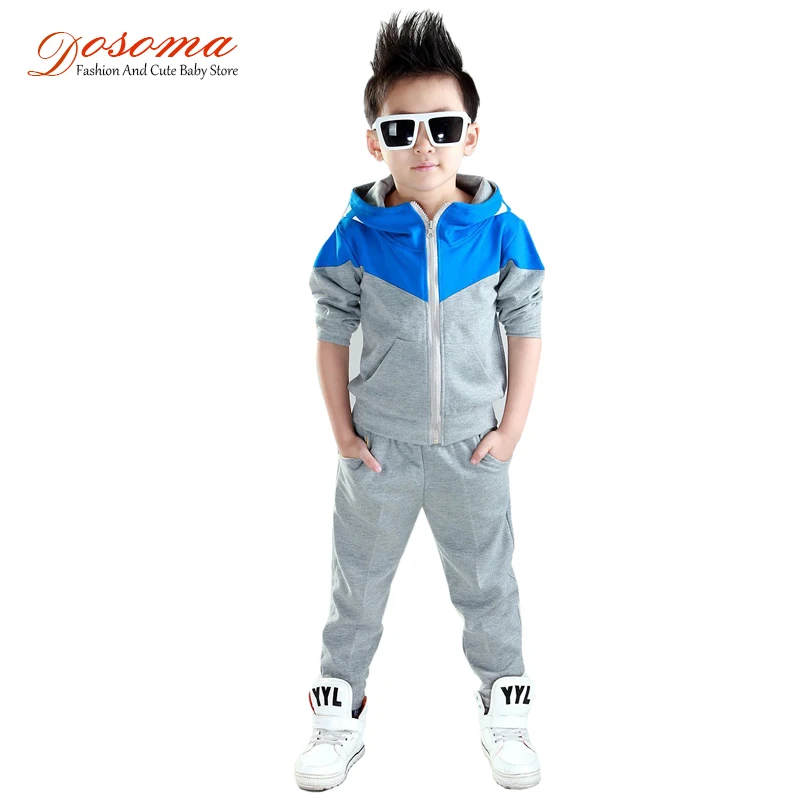 

Dosoma Kids Clothes 2018 Baby Boy Spring Hooded Coats And Jackets Pants Set Korean Fashion Children Clothing Sports Suit For Boy