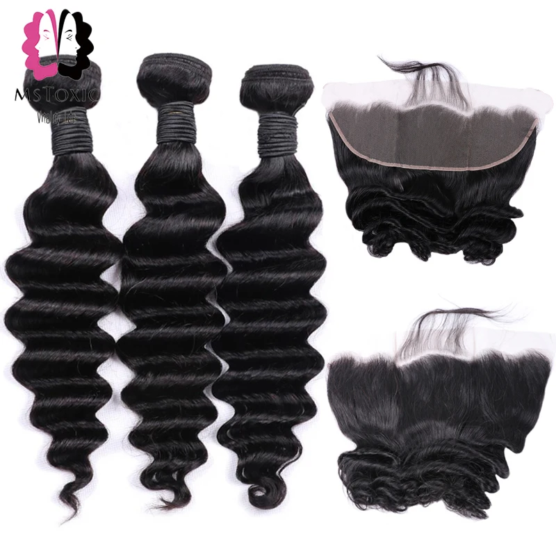 loose deep wave bundles with frontal