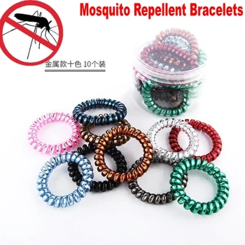 

10pcs Natural Plant Mosquito Repellent Bracelets Pest Control Insect Protection Outdoor For Kids Adults Mosquito Killer