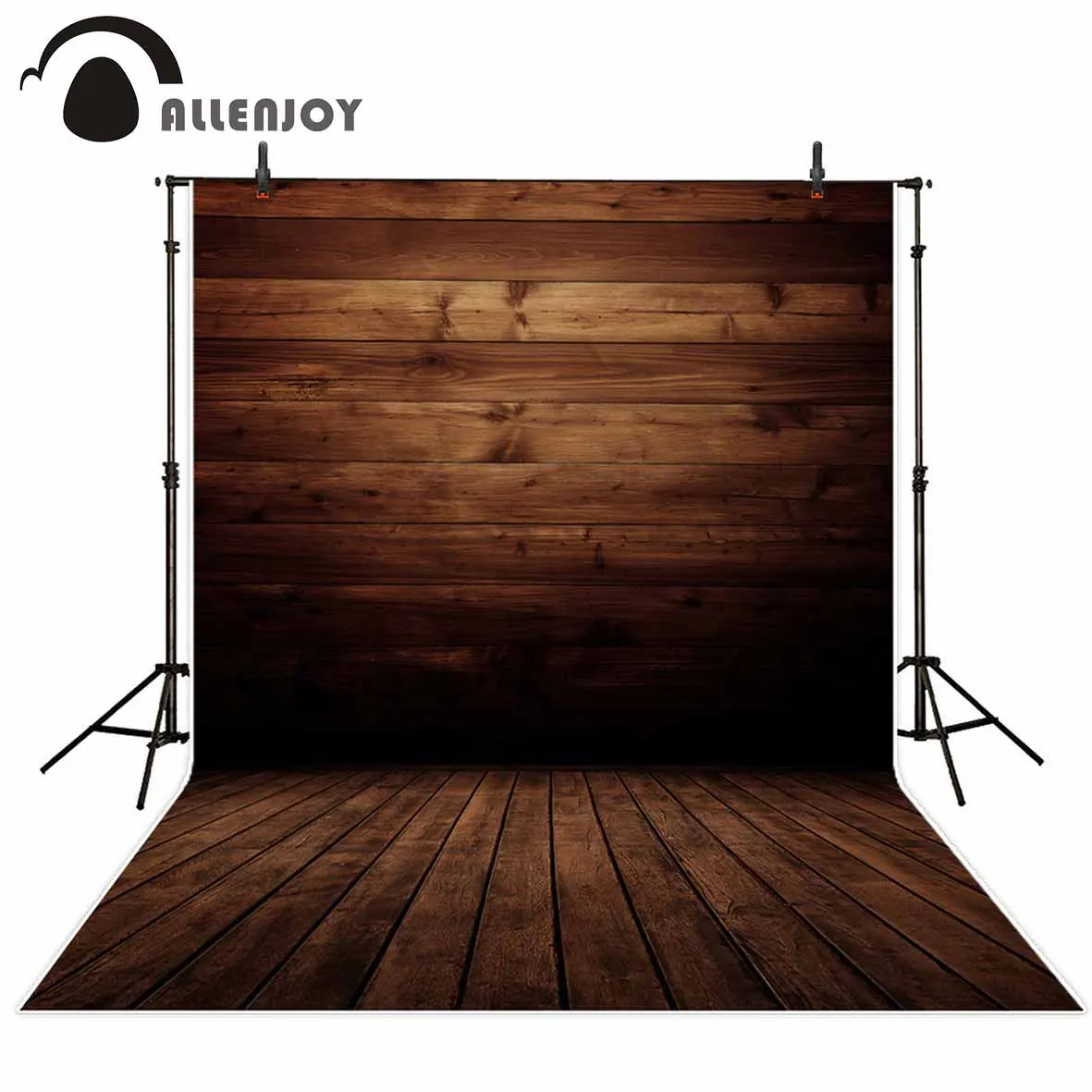 

Allenjoy photography backdrops Brown horizontal wooden board vertical wooden floor Background for photo studio background
