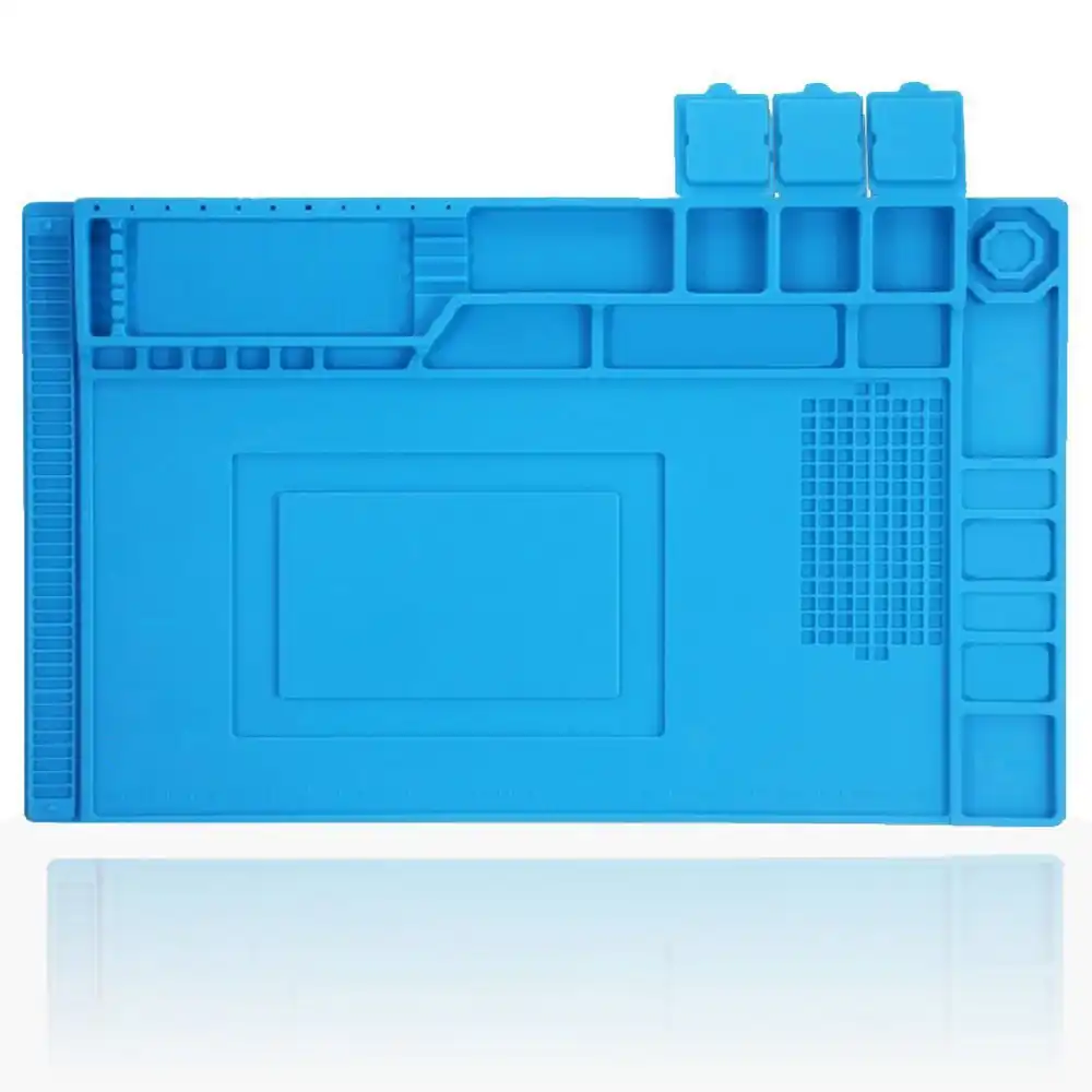 Largest Magnetic Electronics Repair Mat Silicone Soldering Station Heat Gun Pad 932f Heat Resistant Maintenance Desk Mat Aliexpress