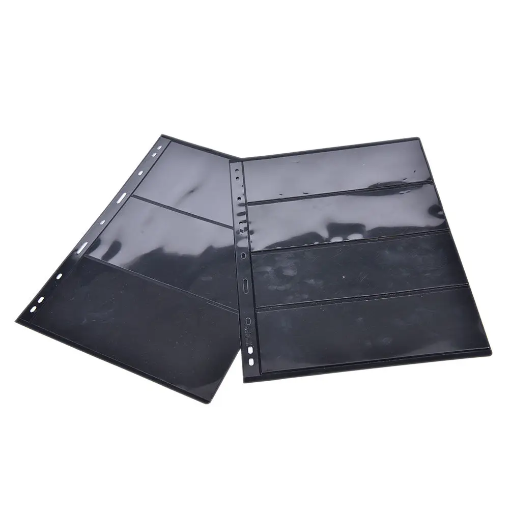 

1PCS 10 styles PVC transparent banknotes money coin album loose-leaf inners of holders