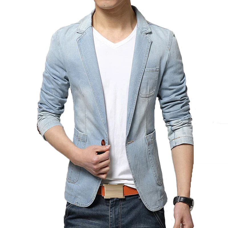 メンズデニムジャケット 新しい流行のブレザー カジュアルスーツ スリムフィット 春のファッション Jacket Denim Jacket Shoulderjacket Jacket Aliexpress メンズデニムジャケット 新しい流行のブレザー カジュアルスーツ スリムフィット 春のファッション Jacket Denim Jacket Shoulderjacket Jacket Aliexpress