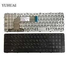 Русская клавиатура для hp Pavilion 17 17E 17N 17-N 17-E R68 AER68U00210 710407-001 720670-251 725365-251 RU черный с рамкой