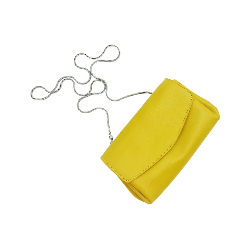 

KYYSLO Chain small square bag female fashion Korean version of the wild foreign ins net red women shoulder Messenger bag