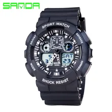2017 New SANDA Fashion Watch Men G Style Waterproof Sport Quartz Watches Shock Men’s Relogio Digital Watch Reloj Hombre