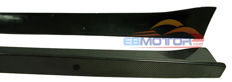 3D Style Real Carbon Fiber Side Skirts 2 Pcs For BMW F06 640i   650i M6 Grand Coupe M-Sport package 2013UP
