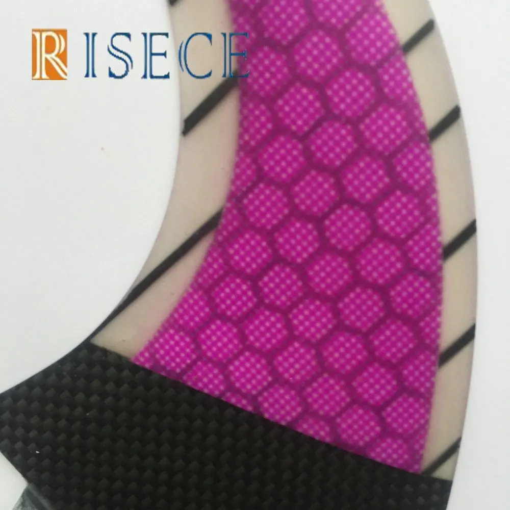 RISECE FCS 2 Honeycomb Surfboard Fin Click Tab Carbon Fiber G7/G5/G3 L/M/S Size Tri Fins 3PC/SET