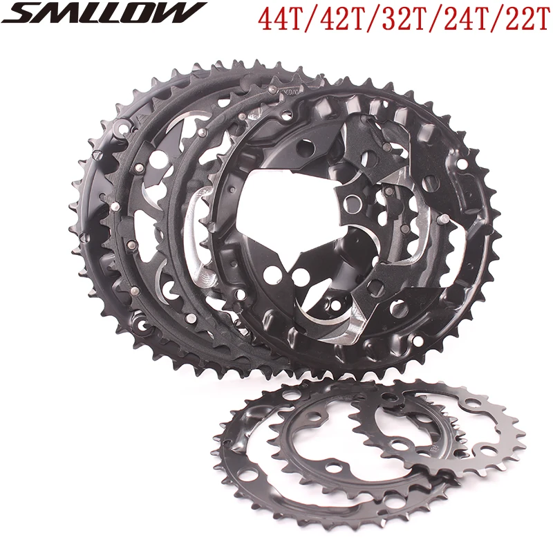 104BCD 22/24/32/42/44T Mountain Bicycle Chainwheel MTB bike crankset Aluminum Narrow Wide Chainring BCD 104