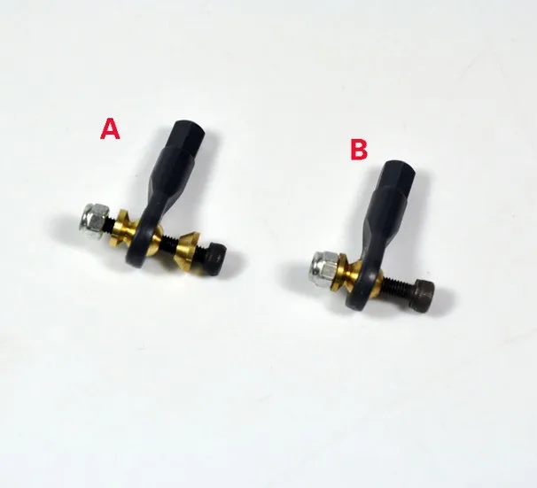 2PC M3 L30mm Metal Airplane ball joint Adjustable Heave Duty Ball For