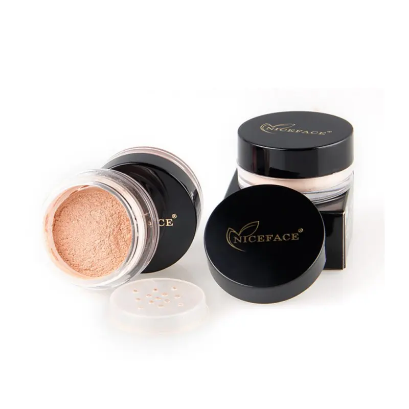Face Powder Pearl Shimmer Face Makeup Finishing Foundation Beauty