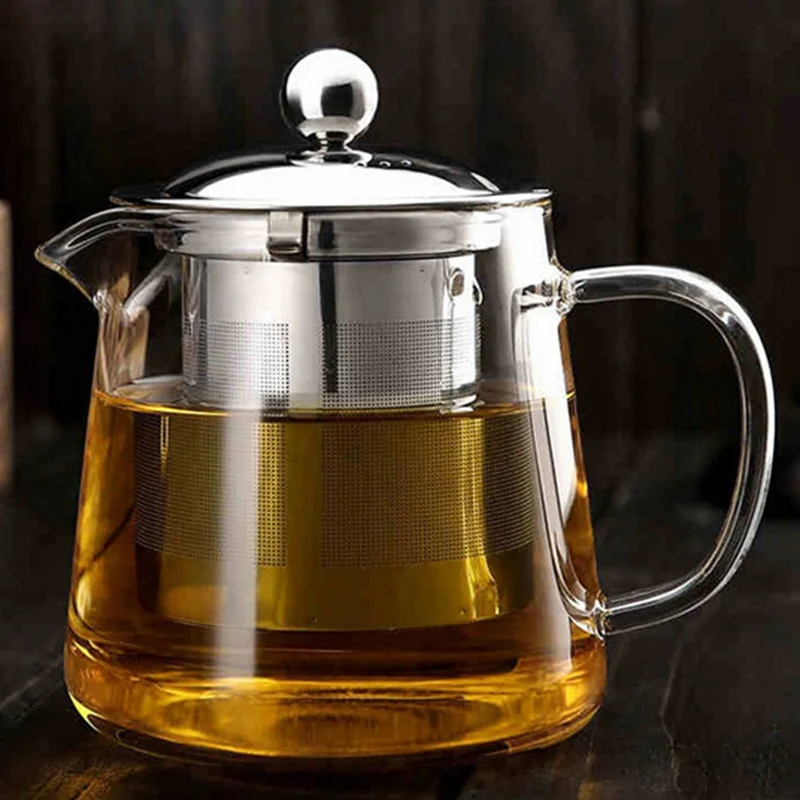 Buy 600ml Teapot Glass Tea Pot Coffee Kettle Coffee