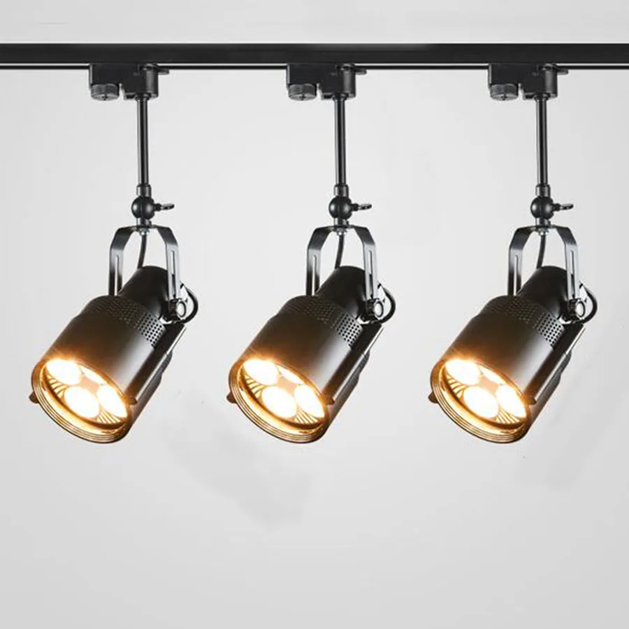 

Thrisdar 25W 35W Art Industrial Retro LED Track Light Clothing Store Bar cafe LED Spotlight Surface Mounted LED Downlight