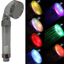 Multicolor parpadeo rápido A Grade ABS Lluvia Cabeza de Ducha del LED Que Cambia de Color, Chuveiro ducha Quadrado