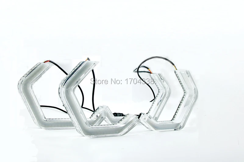 4x 540 SMD Amer White Concept M4 Iconic Style LED Angel Eye комплект для BMW F30 F32 335I F82 F80 M3 фара