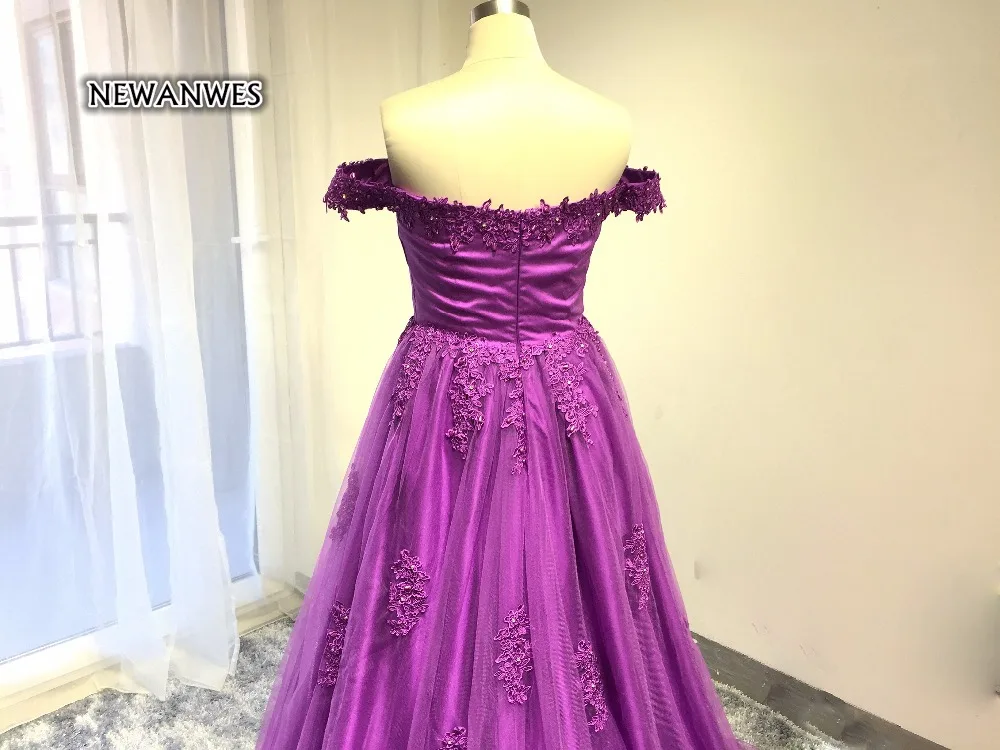Royal Purple Evening Prom Dresses