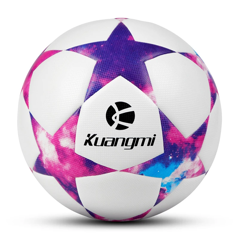 Kuangmi футбольный мяч Официальный Размер 5 ПВХ матч мяч профессиональный тренировочный футбольный мяч Bola De Futebol Прямая поставка