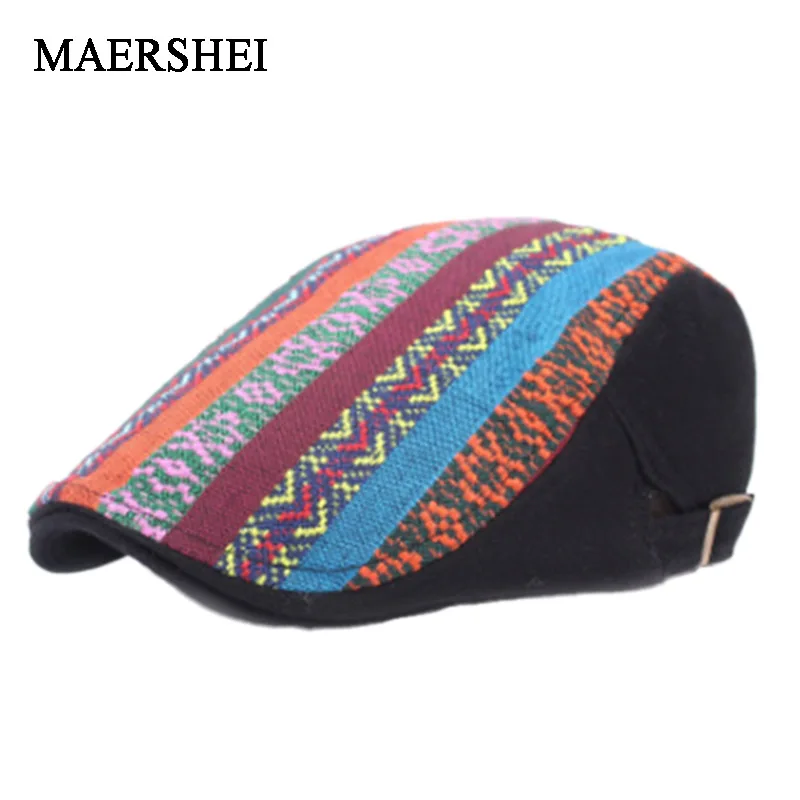 MAERSHEI мужские береты, шапка, осенняя Новая Винтажная восьмиугольная кепка в елочку, мужская повседневная шапка в стиле Гэтсби, плоская шапки-береты