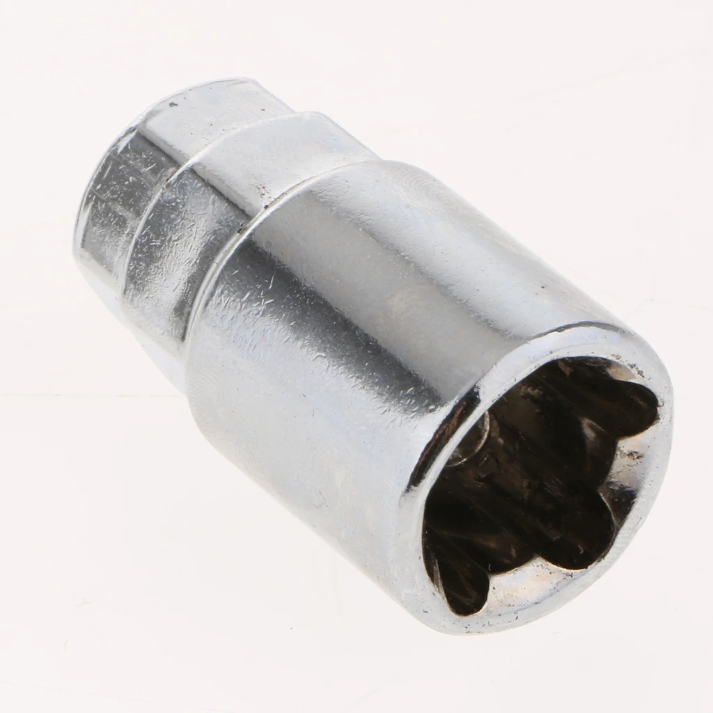 4X Cone Slot Design Chrome Anti Theft Locking Wheel Nut with Key M12x1.5 for Toyota Mitsubishi Mazda Honda
