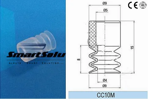 

Free Shipping convum type pneumatic parts 2.5 bellows round vacuum suction cups