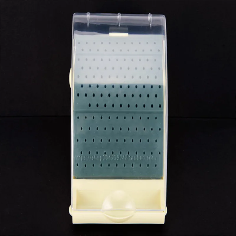 

A0153 Dental Bur Block / Holder / Station with Pull out Drawer - Holds 142 Burs (87 FG/RA AND 55 FG)