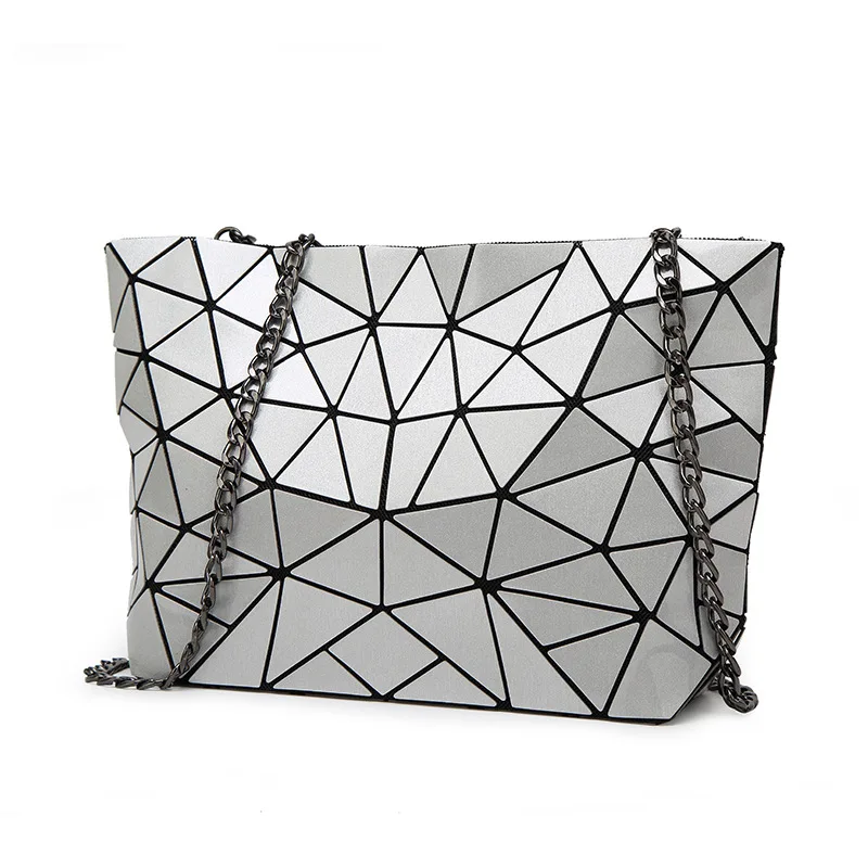 2018 новые модные женские туфли геометрический Crossbody Сумка Женская ромб цепи мешок