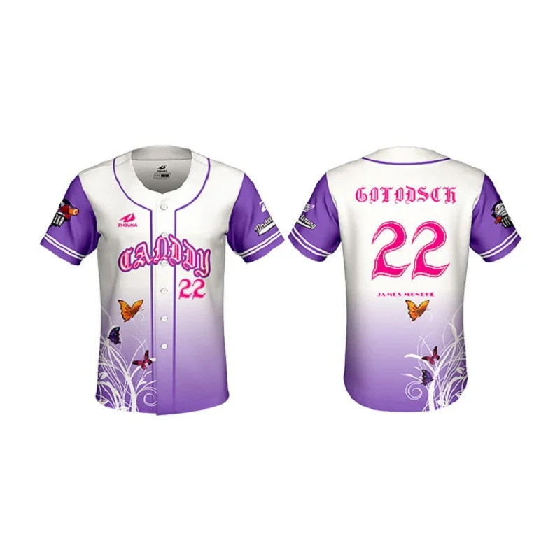 

2019 New Baseball Shirt Jerseys Men Sublimation Customized Name Number Jersey Baseball Chemise Baseball Homme