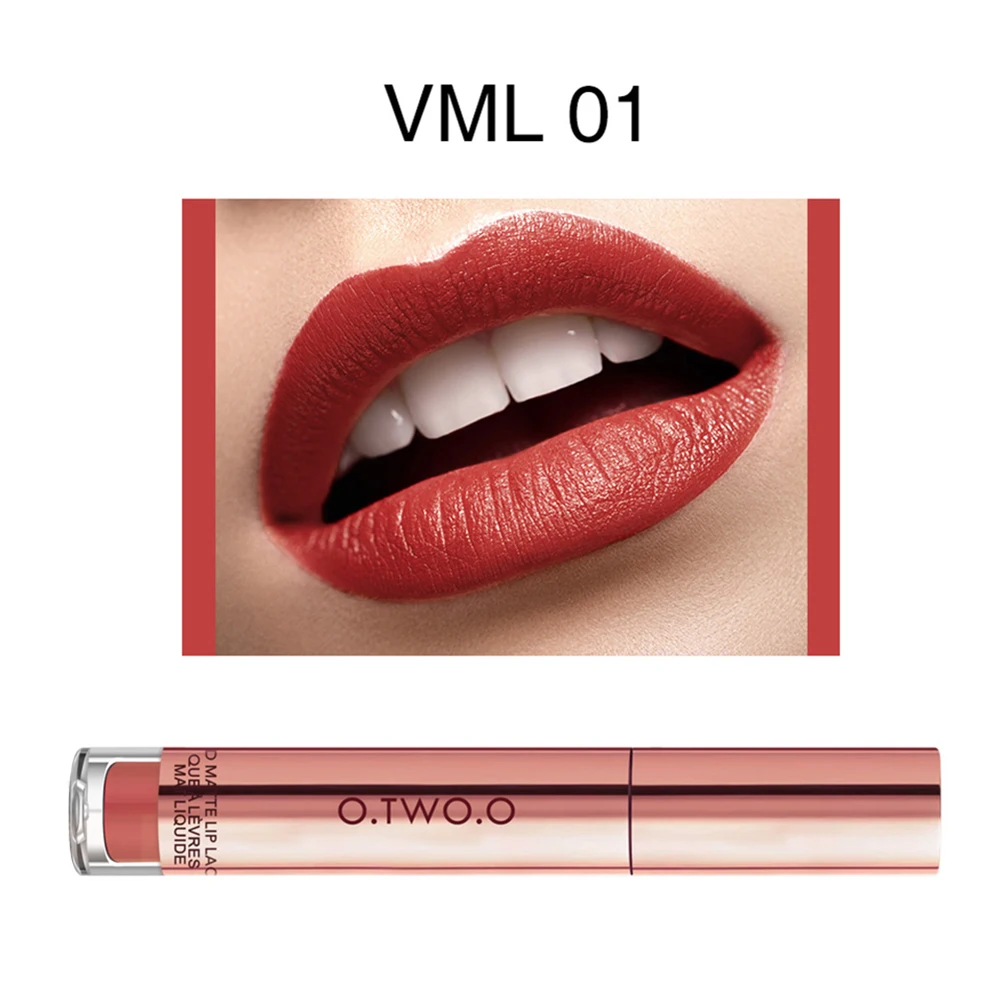 

Matte Lipgloss Sexy Liquid Lip Gloss Long Lasting Waterproof Lipgloss Matte Lipstick Makeup Pigment
