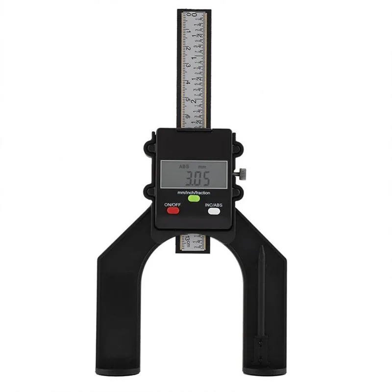 

Digital Depth Gauge 80mm LCD Height Gauges Calipers With Magnetic Feet For Router Tables Woodworking Measuring Tools