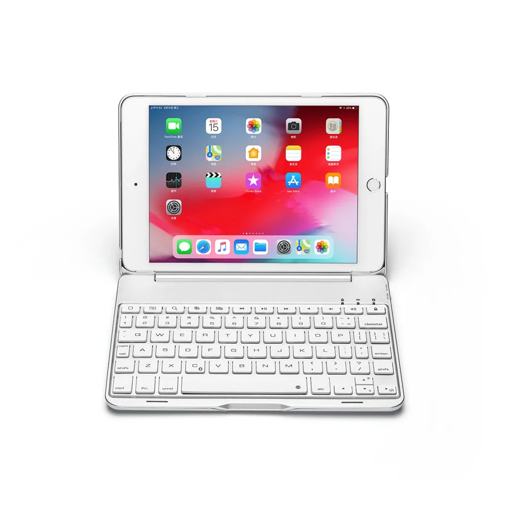 Для Ipad Mini 5/mini 4 7,9 чехол+ беспроводная Bluetooth Подсветка клавиатуры Чехол Новое поступление#20191018