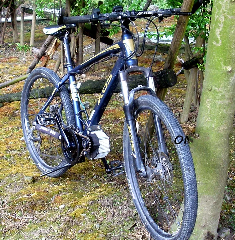 Discount 48V 450W 600W electric bike motor conversion kit for MTB mountain bike change bicycle  to electric bike 5
