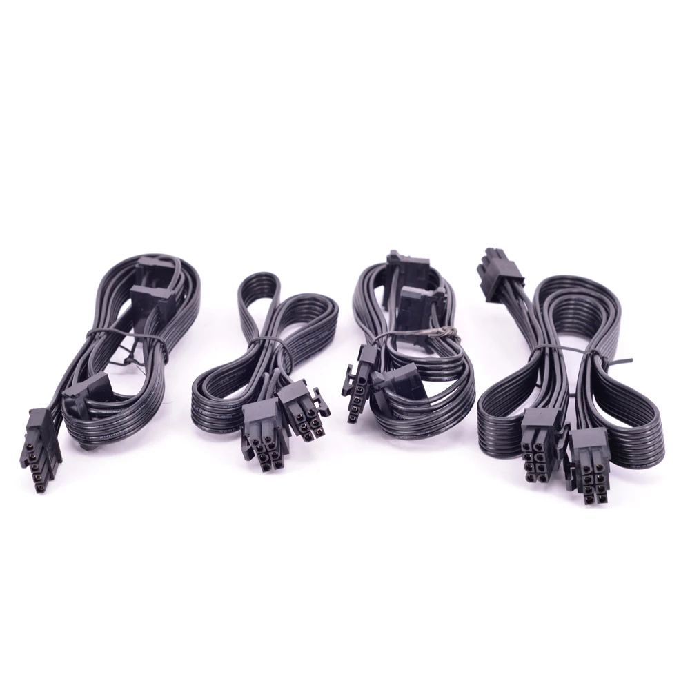 

For Cooler Master Silent Pro M2 1500W 1000W 850W Modular PCIe 6Pin to 8Pin 6+2 Pin 5Pin Peripheral 4Pin SATA Power Supply Cable