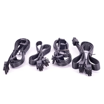 For Cooler Master Silent Pro M2 1500W 1000W 850W Modular PCIe 6Pin to 8Pin 6+2 Pin 5Pin Peripheral 4Pin SATA Power Supply Cable