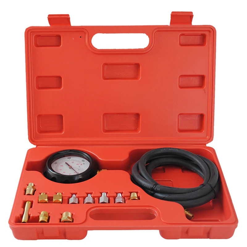 TU 11A Auto Pressure Tester Pressure Meter Oil Pressure Tester Gauge Test Kit Car Automotive