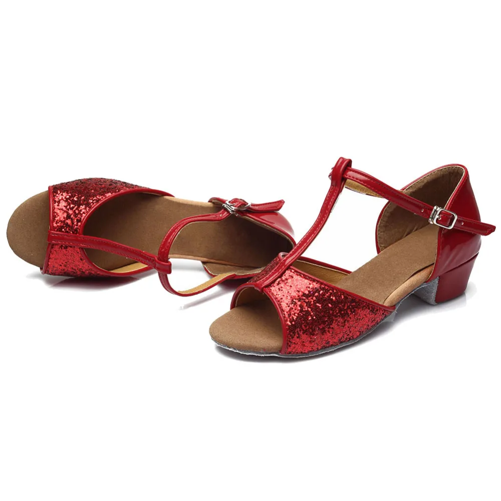  children dance shoes Kids child girl's latin /modern/ Sneakers dance shoes Girls Shoes Ballroom Sal