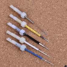 Fresshipping 50 шт. 7R Перманентная татуировка бровей и губ иглы с 50 шт. игольчатые колпачки для перманентного макияжа машина дракона