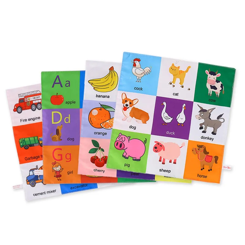 

Cartoon Animal Baby Book Nine Gongge Sound Paper Newborns Books Babies Cognitive Early Education Toys Letter